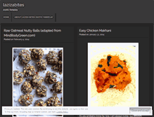 Tablet Screenshot of lazizabites.wordpress.com