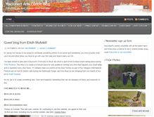 Tablet Screenshot of macrobertartscentre.wordpress.com