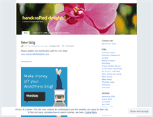 Tablet Screenshot of handcrafteddelights.wordpress.com