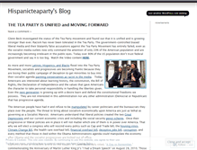 Tablet Screenshot of hispanicteaparty.wordpress.com