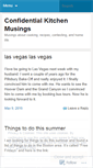 Mobile Screenshot of kitchenconfidentialmusings.wordpress.com