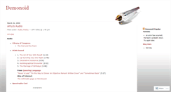 Desktop Screenshot of demonoidtorrent.wordpress.com