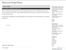 Tablet Screenshot of mnfrugalmoms.wordpress.com