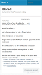 Mobile Screenshot of ibored53.wordpress.com