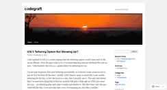 Desktop Screenshot of codegraft.wordpress.com