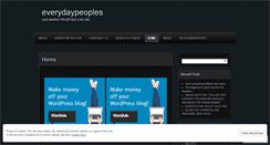 Desktop Screenshot of everydayppls.wordpress.com