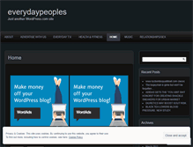 Tablet Screenshot of everydayppls.wordpress.com