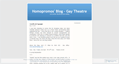 Desktop Screenshot of homopromos.wordpress.com