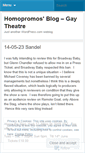 Mobile Screenshot of homopromos.wordpress.com