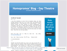 Tablet Screenshot of homopromos.wordpress.com