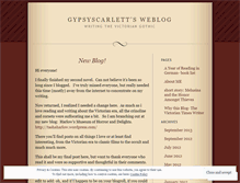 Tablet Screenshot of gypsyscarlett.wordpress.com