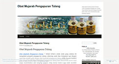 Desktop Screenshot of obatmujarabpengapurantulang.wordpress.com