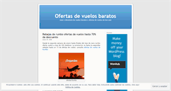 Desktop Screenshot of ofertasvuelos.wordpress.com