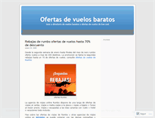 Tablet Screenshot of ofertasvuelos.wordpress.com