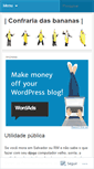 Mobile Screenshot of confrariadasbananas.wordpress.com