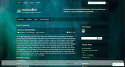 Desktop Screenshot of melteddice.wordpress.com