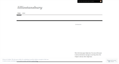 Desktop Screenshot of lilliestansbury.wordpress.com