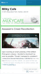 Mobile Screenshot of milkycafe.wordpress.com