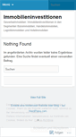 Mobile Screenshot of immobilieninvestitionen.wordpress.com