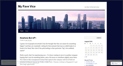 Desktop Screenshot of myfavevice.wordpress.com