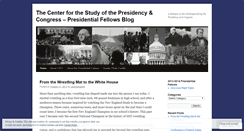 Desktop Screenshot of presidentialfellows.wordpress.com