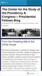 Mobile Screenshot of presidentialfellows.wordpress.com