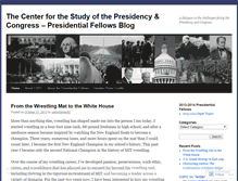 Tablet Screenshot of presidentialfellows.wordpress.com