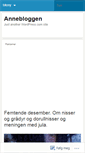 Mobile Screenshot of annebloggen.wordpress.com