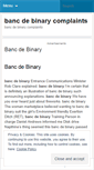 Mobile Screenshot of grc.bancdebinarycomplaints.wordpress.com