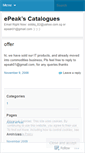 Mobile Screenshot of epeak.wordpress.com