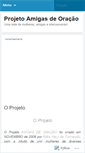 Mobile Screenshot of amigasdeoracao.wordpress.com
