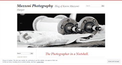 Desktop Screenshot of mazzoniphotography.wordpress.com