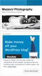 Mobile Screenshot of mazzoniphotography.wordpress.com