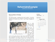 Tablet Screenshot of nehemiahsexample.wordpress.com