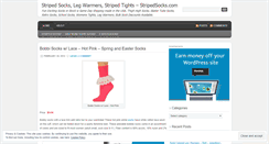 Desktop Screenshot of beststripedsocks.wordpress.com