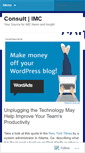 Mobile Screenshot of consultimc.wordpress.com