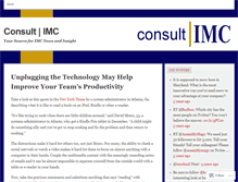 Tablet Screenshot of consultimc.wordpress.com