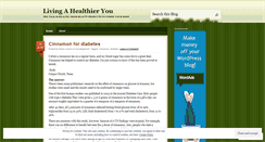 Desktop Screenshot of livingahealthieryou.wordpress.com