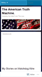 Mobile Screenshot of americantruthmachine.wordpress.com