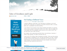 Tablet Screenshot of goodnessandlight.wordpress.com