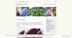 Desktop Screenshot of lillalivetstort.wordpress.com