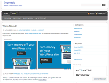 Tablet Screenshot of imprezzio.wordpress.com