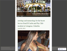 Tablet Screenshot of hotelcaribe.wordpress.com