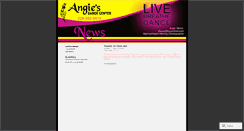 Desktop Screenshot of angiesdancecenter.wordpress.com