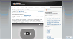 Desktop Screenshot of blogparques.wordpress.com