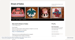 Desktop Screenshot of dreamsofcakes.wordpress.com