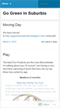 Mobile Screenshot of gogreeninsuburbia.wordpress.com