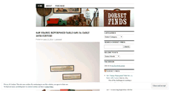 Desktop Screenshot of dorsetfinds.wordpress.com