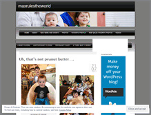 Tablet Screenshot of maxrulestheworld.wordpress.com