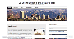 Desktop Screenshot of lllofslc.wordpress.com